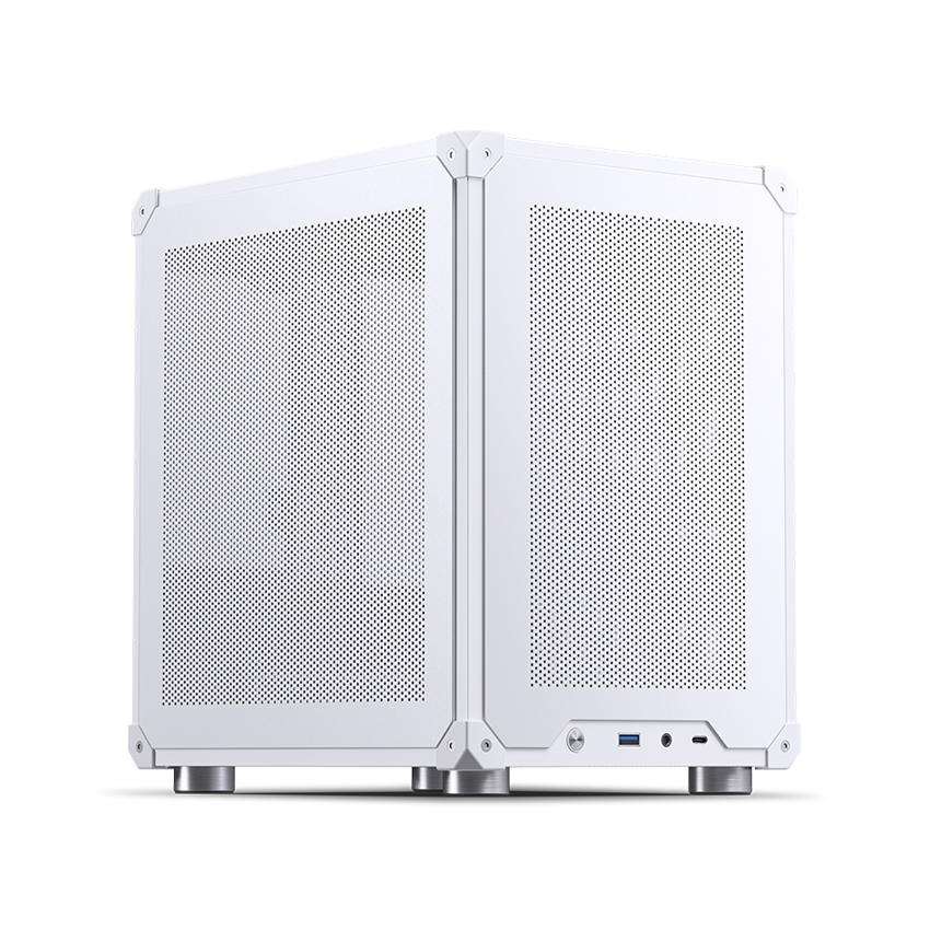 Vỏ Case Máy Tính Itx Lưới Jonsbo C6 Trắng 1