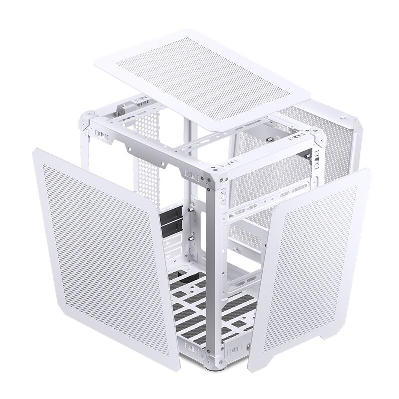 Vỏ Case Máy Tính Itx Lưới Jonsbo C6 Trắng 2
