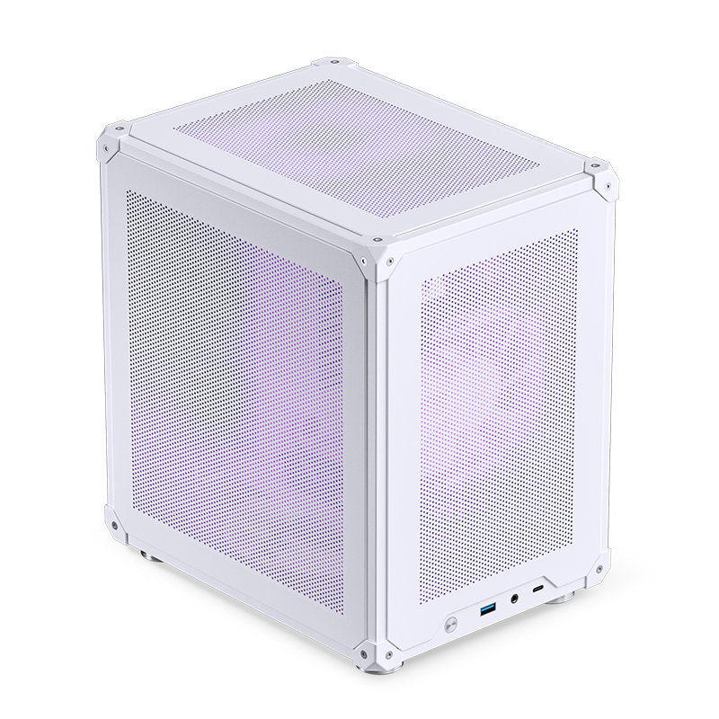 Vỏ Case Máy Tính Itx Lưới Jonsbo C6 Trắng 7