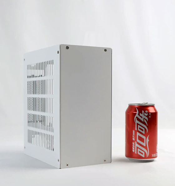 Vỏ case máy tính mini ITX Alla U1 nhỏ gọn - trắng