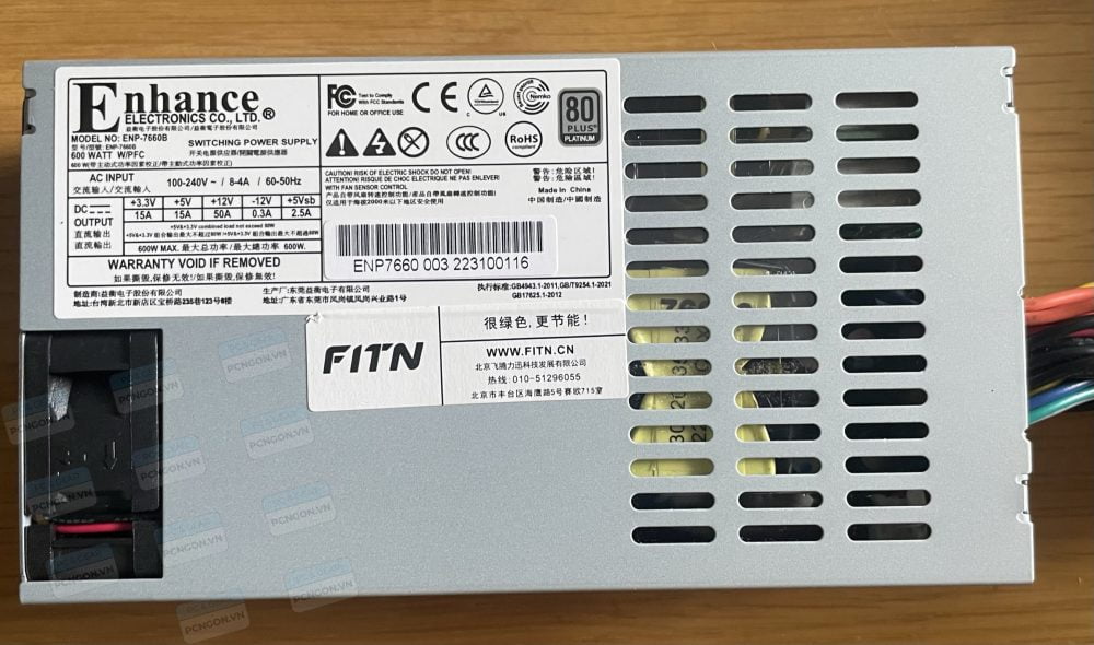 Nguồn Flex Enhance 600w Enp-7660b 7