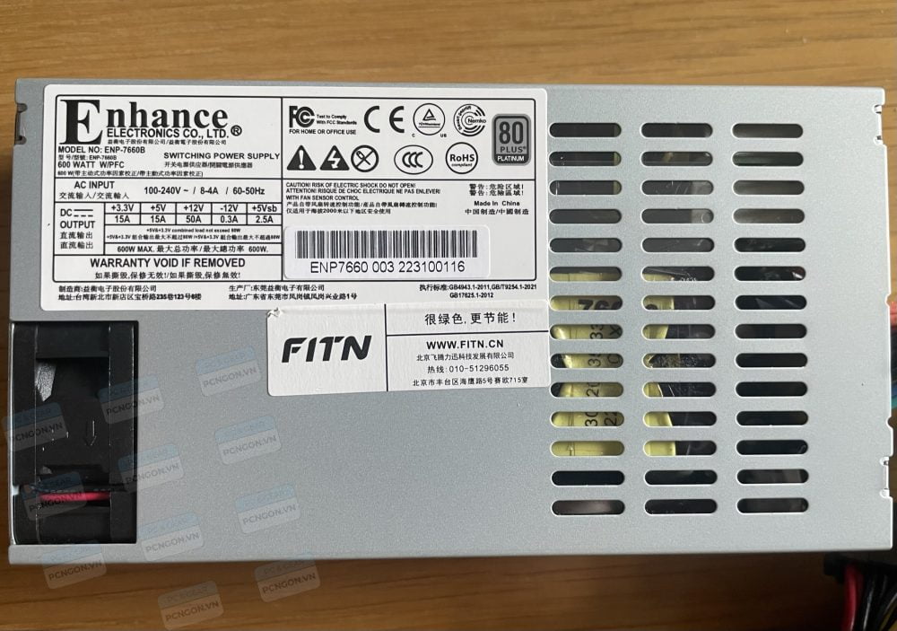 Nguồn Flex Enhance 600w Enp-7660b13