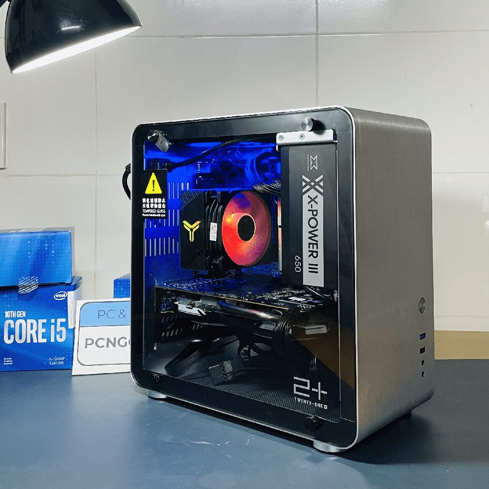 Vỏ Case Máy Tính Matx Golden Field M3s Nhỏ Gọn - Bạc 5