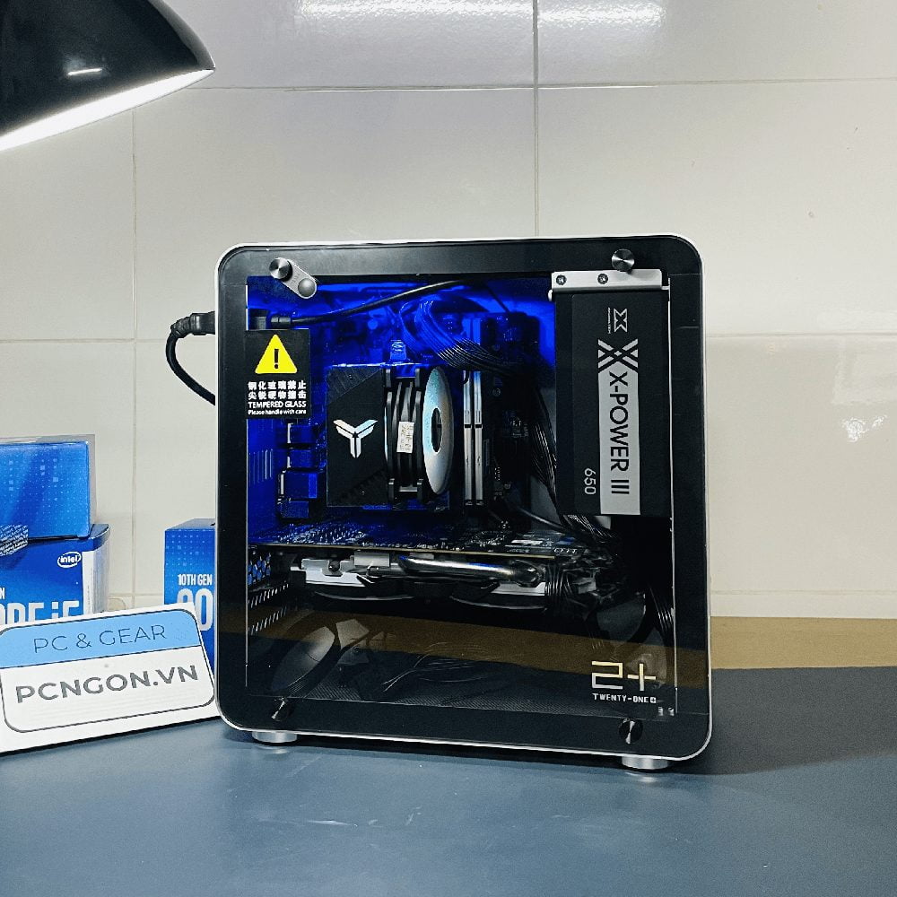 Vỏ Case Máy Tính Matx Golden Field M3s Nhỏ Gọn - Bạc 7