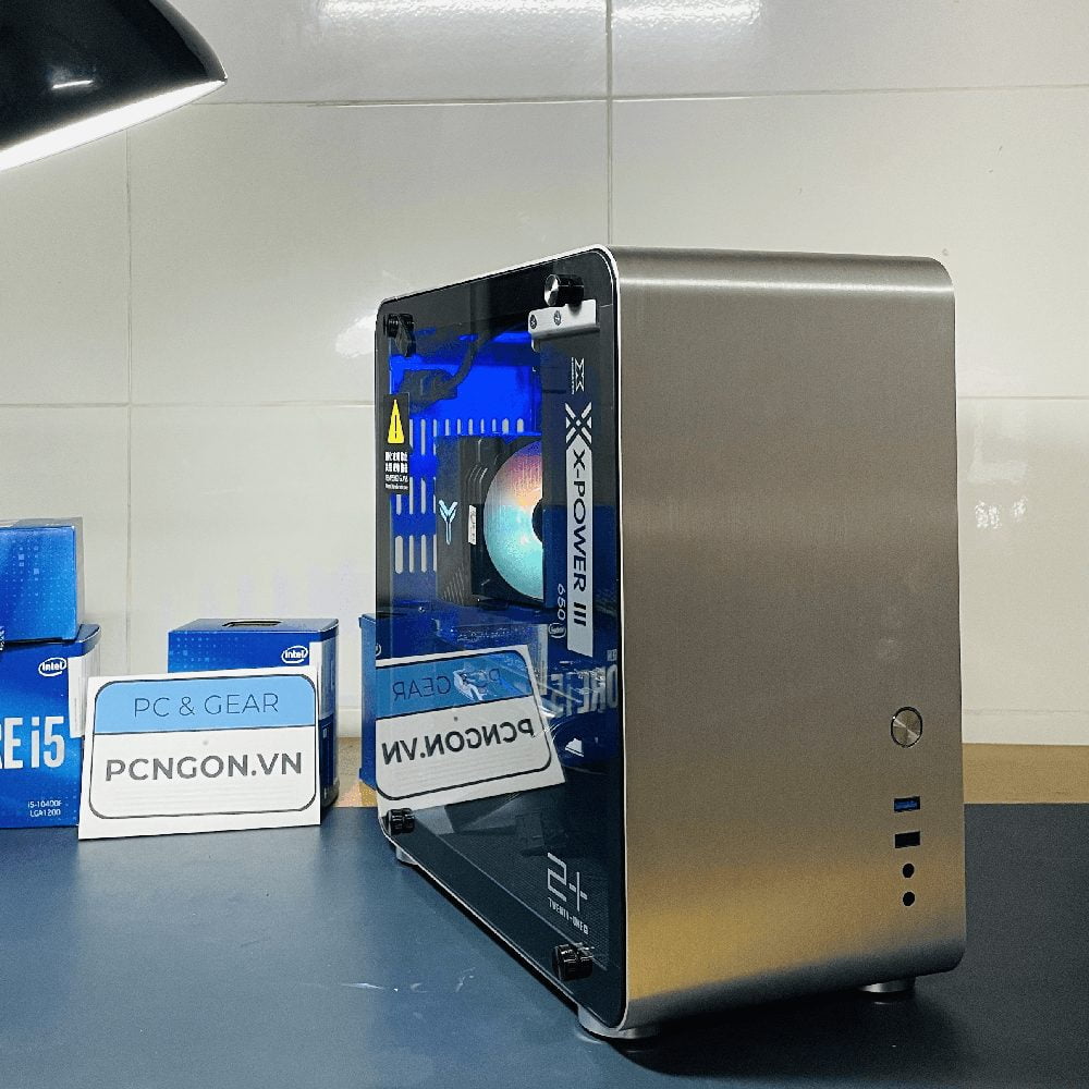 Vỏ Case Máy Tính Matx Golden Field M3s Nhỏ Gọn - Bạc 8