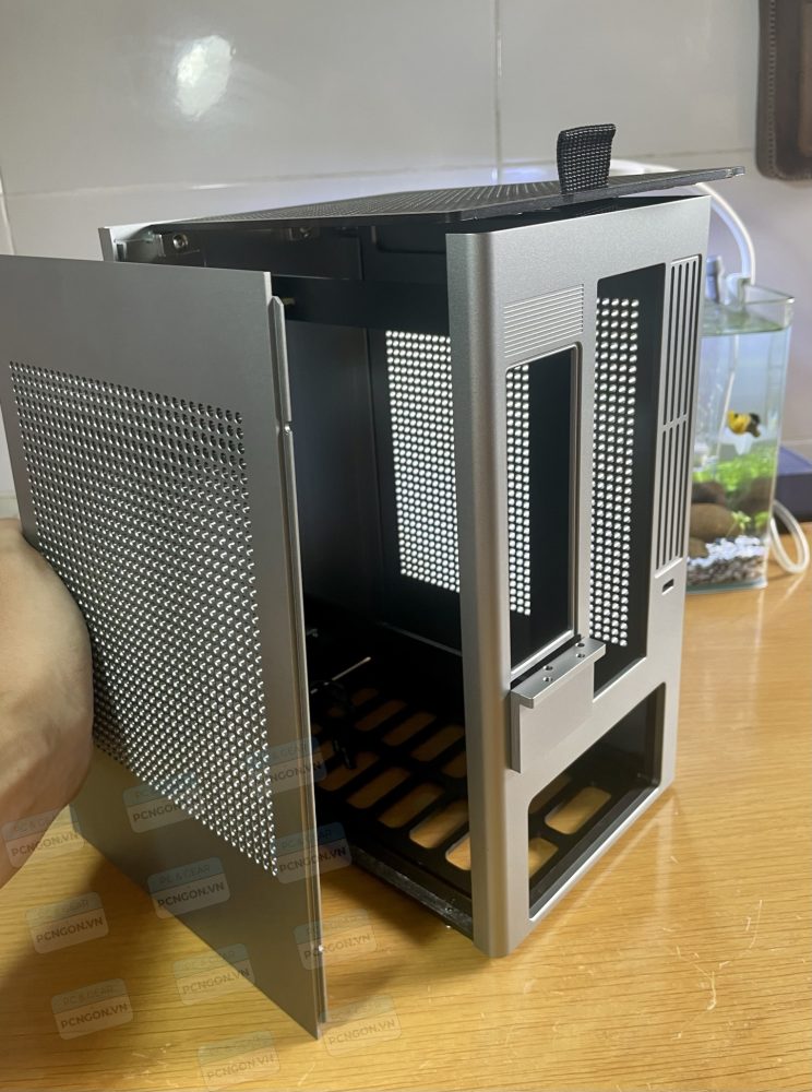 Vỏ Case Máy Tính Mini Itx Acat S1 Nhỏ Gọn - Xám 13