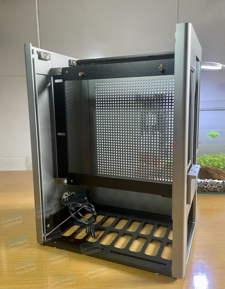 Vỏ Case Máy Tính Mini Itx Acat S1 Nhỏ Gọn - Xám 16
