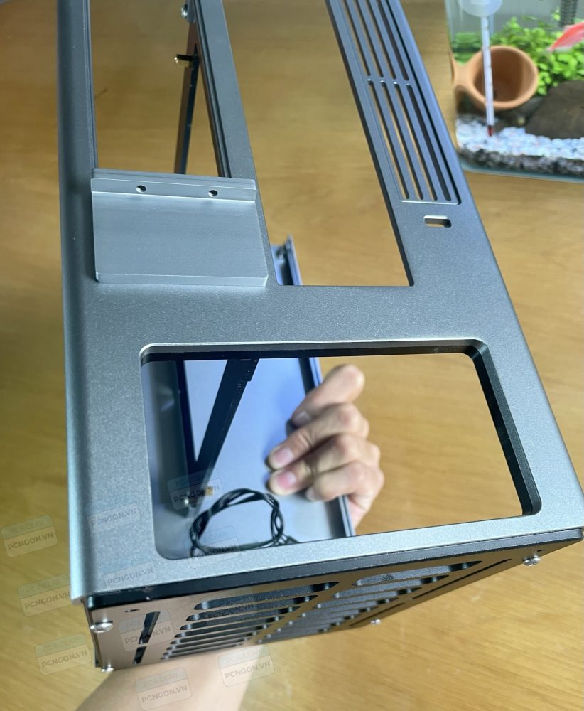 Vỏ Case Máy Tính Mini Itx Acat S1 Nhỏ Gọn - Xám 19