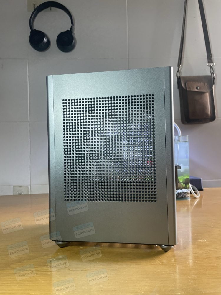 Vỏ Case Máy Tính Mini Itx Acat S1 Nhỏ Gọn - Xám 30