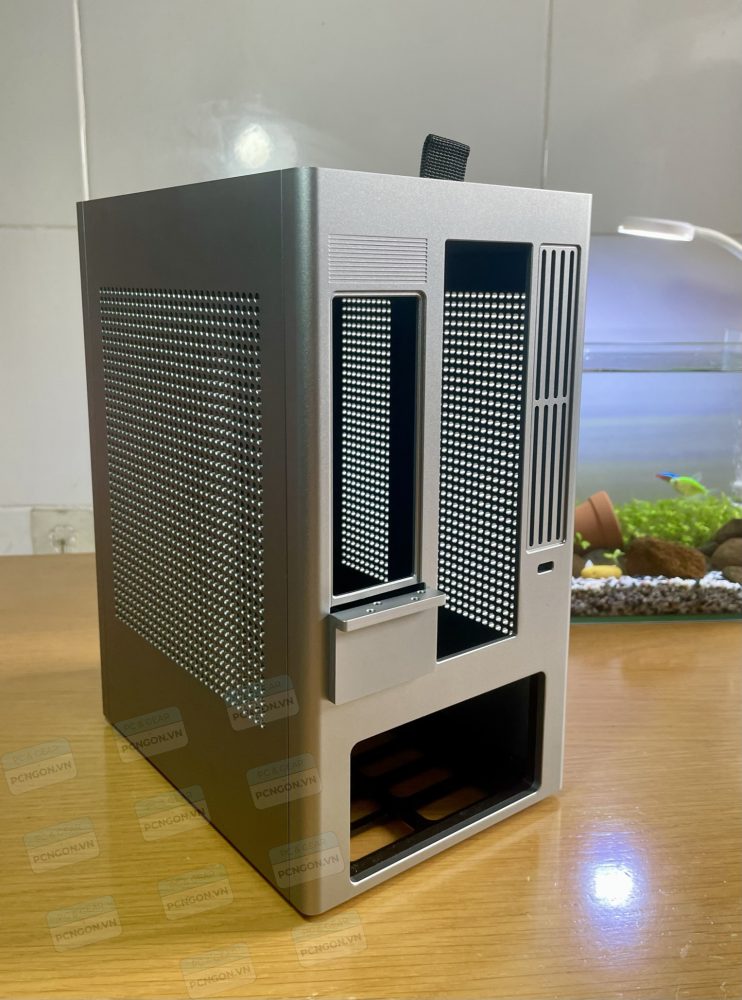 Vỏ Case Máy Tính Mini Itx Acat S1 Nhỏ Gọn - Xám 4