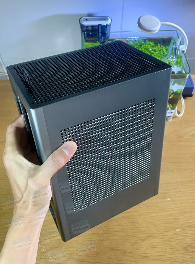 Vỏ Case Máy Tính Mini Itx Acat S1 Nhỏ Gọn - Xám 6