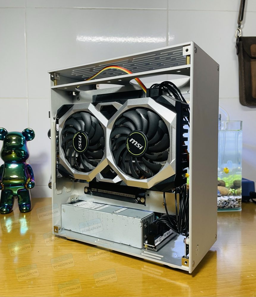 Vỏ Case Máy Tính Mini Itx Sirius T10 Nhỏ Gọn - Bạc 10