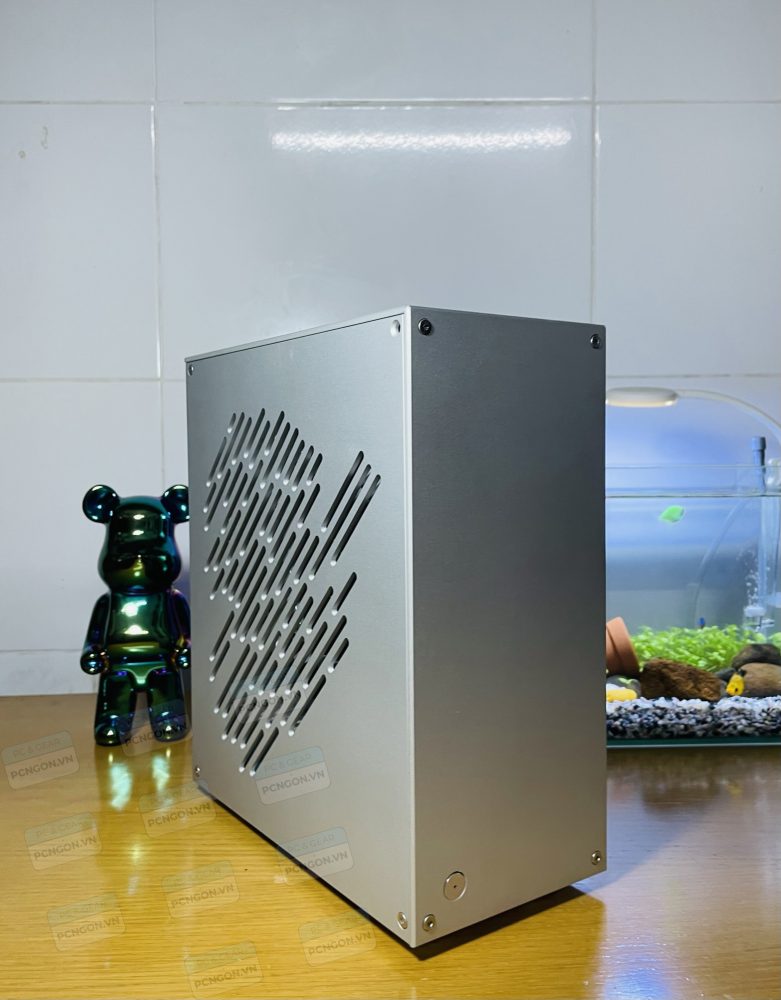 Vỏ Case Máy Tính Mini Itx Sirius T10 Nhỏ Gọn - Bạc 14