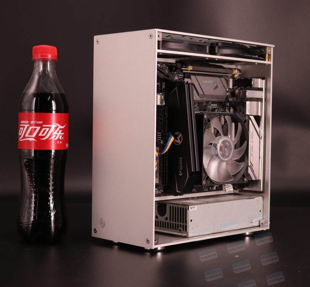 Vỏ Case Máy Tính Mini Itx Sirius T10 Nhỏ Gọn - Bạc 15