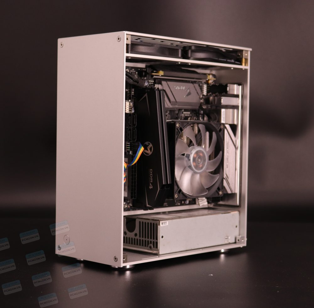 Vỏ Case Máy Tính Mini Itx Sirius T10 Nhỏ Gọn - Bạc 16