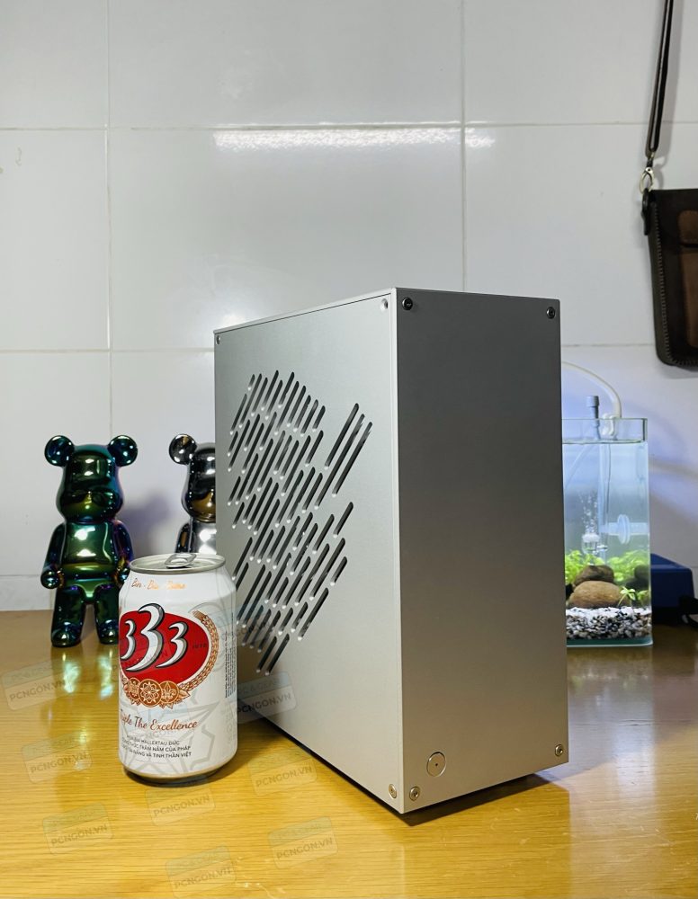Vỏ Case Máy Tính Mini Itx Sirius T10 Nhỏ Gọn - Bạc 17