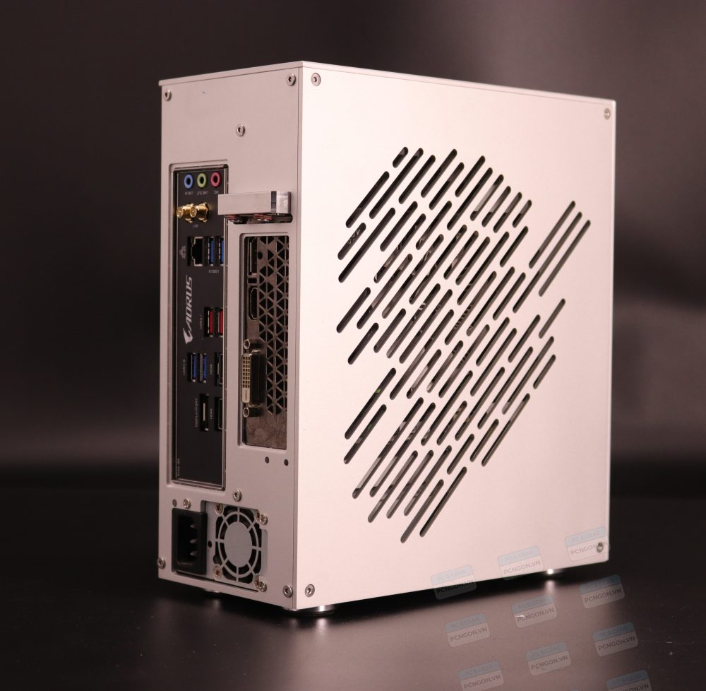 Vỏ Case Máy Tính Mini Itx Sirius T10 Nhỏ Gọn - Bạc 20