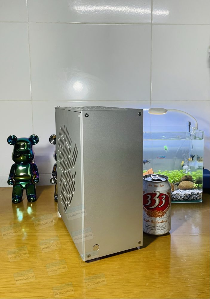 Vỏ Case Máy Tính Mini Itx Sirius T10 Nhỏ Gọn - Bạc 20