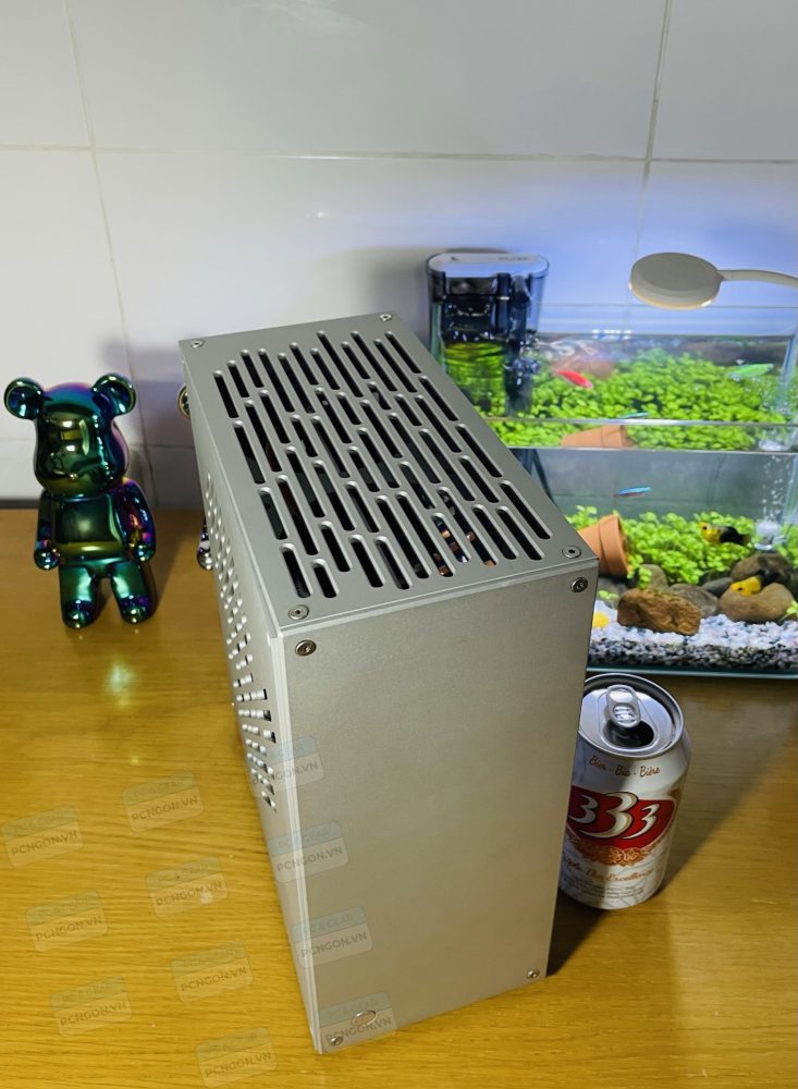 Vỏ Case Máy Tính Mini Itx Sirius T10 Nhỏ Gọn - Bạc 21