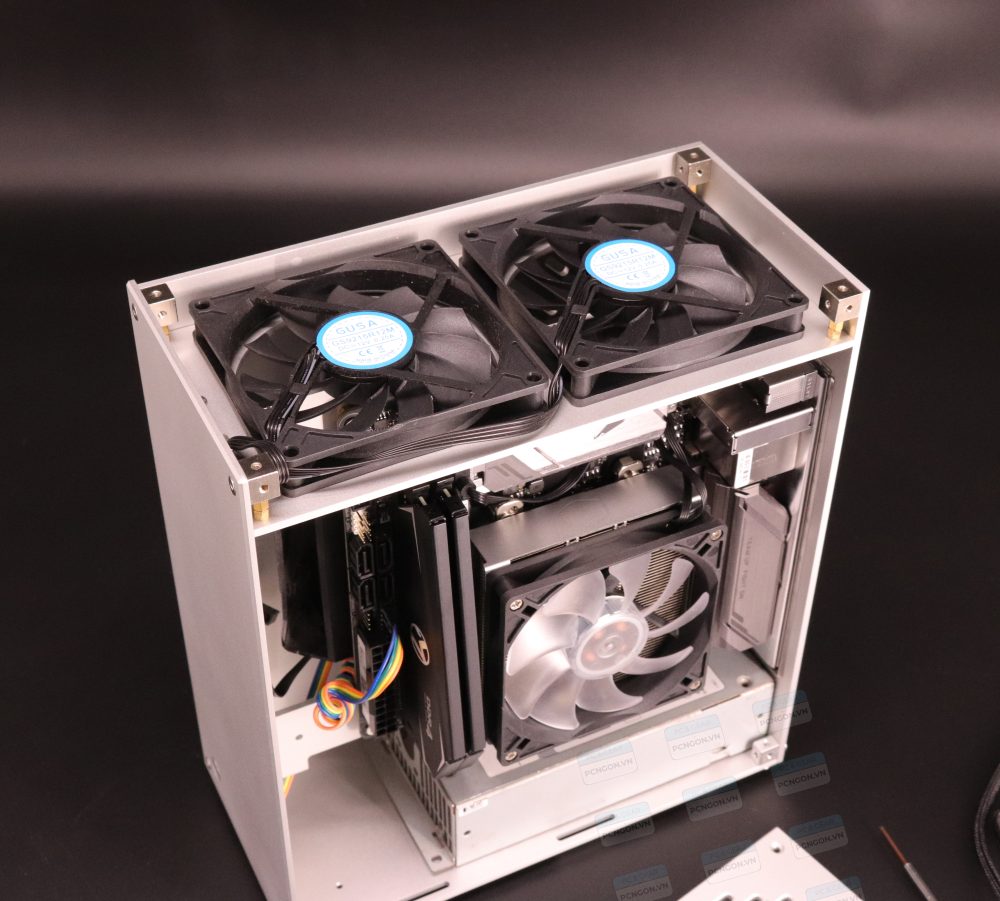 Vỏ Case Máy Tính Mini Itx Sirius T10 Nhỏ Gọn - Bạc 28