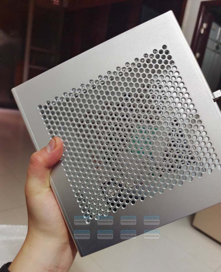 Vỏ Case Máy Tính Mini Itx Zs-a4dc Bạc 2