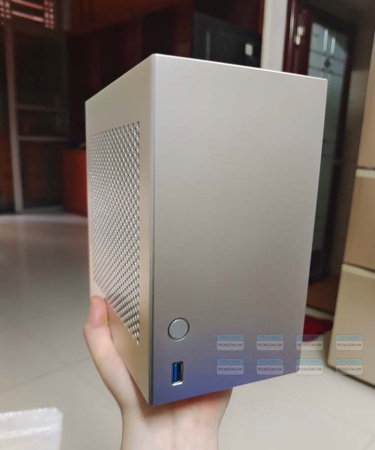 Vỏ Case Máy Tính Mini Itx Zs-a4dc Bạc