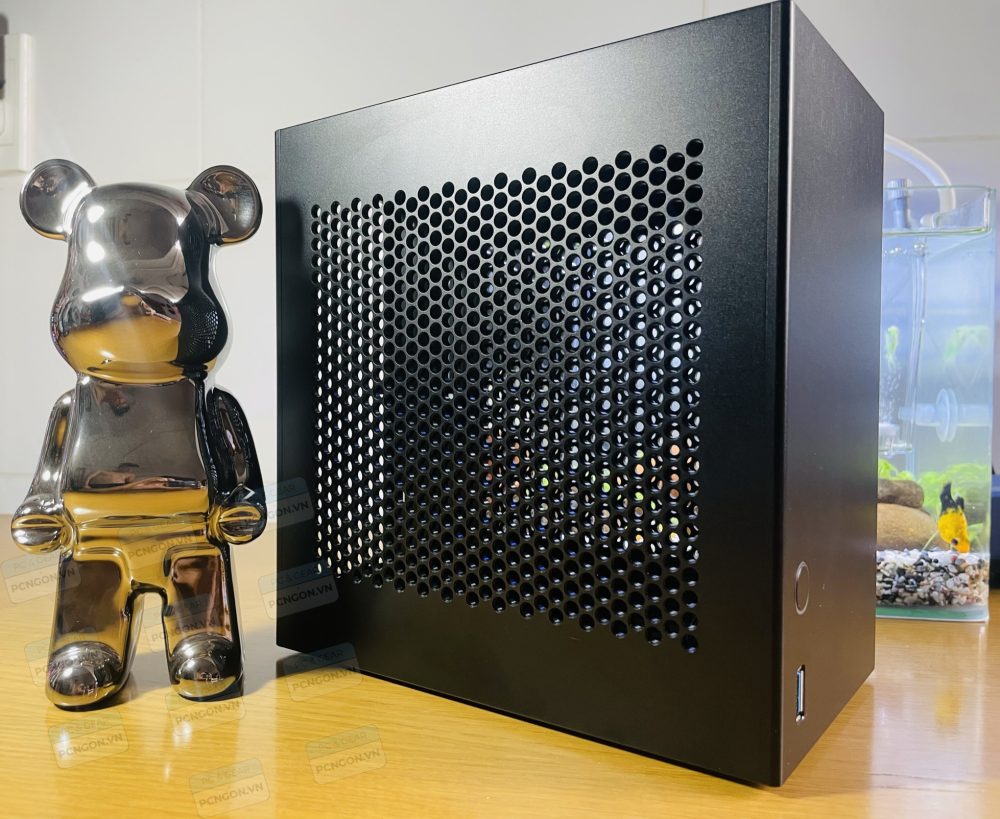 Vỏ Case Máy Tính Mini Itx Zs-a4dc Nhỏ Gọn - Đen 10