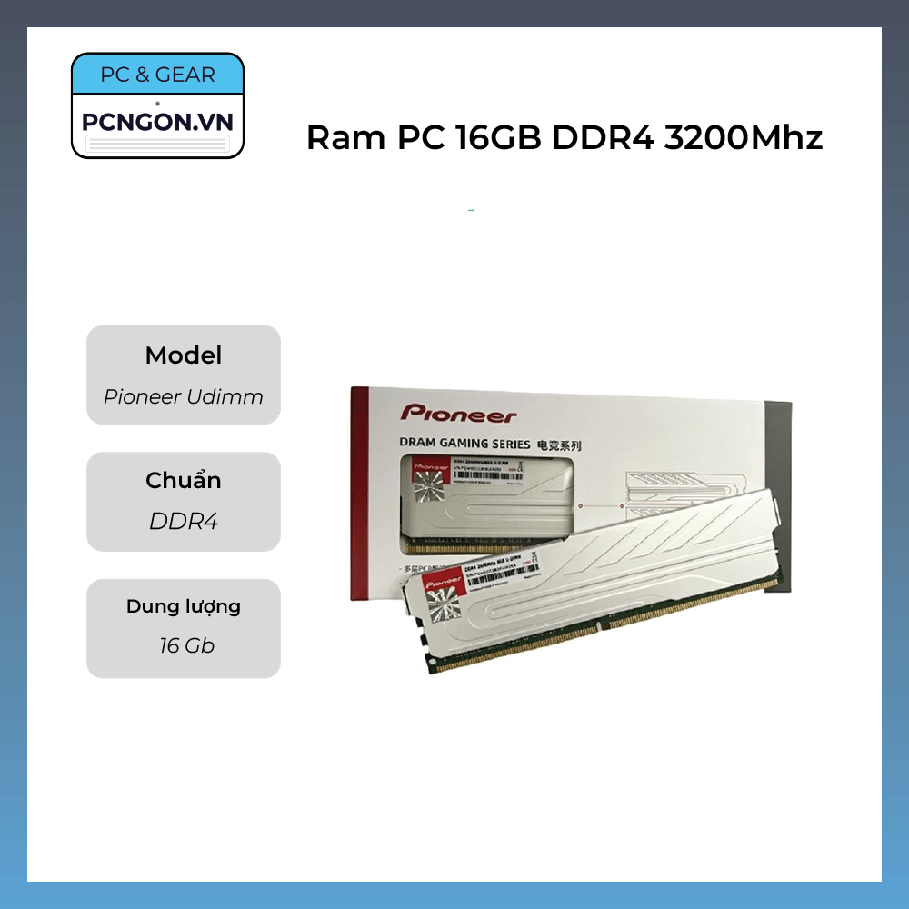 Ram Pc 16gb Ddr4 3200mhz Pioneerram Pc 16gb Ddr4 3200mhz Pioneer
