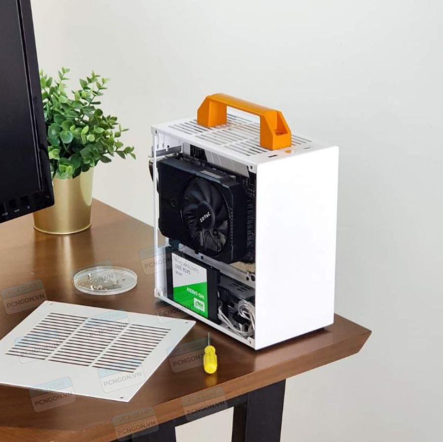 Vỏ Case Máy Tính Mini Itx K39 Sgpc Nhỏ Gọn - Trắng 1