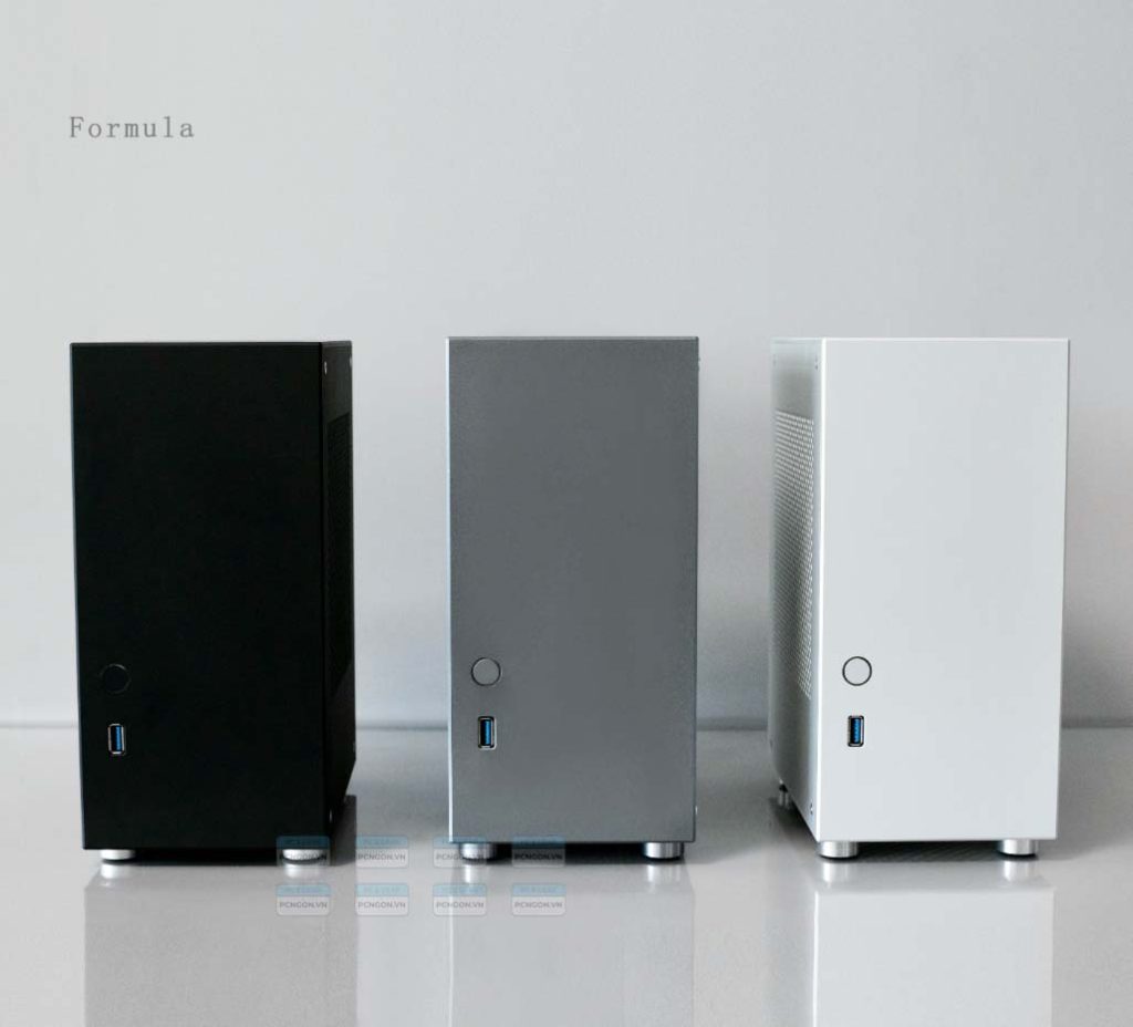 Vỏ Case Máy Tính Mini Itx Loli1s Đen - Xám - Bạc
