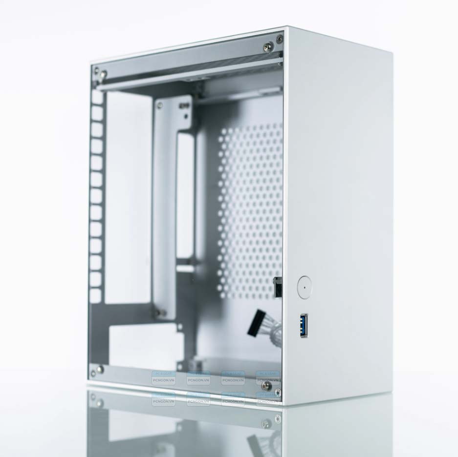 Vỏ Case Máy Tính Mini Itx Loli1s Bạc