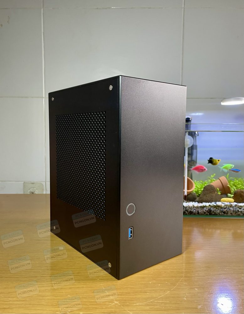 Vỏ Case Máy Tính Mini Itx Loli1s Nhỏ Gọn - đen 1