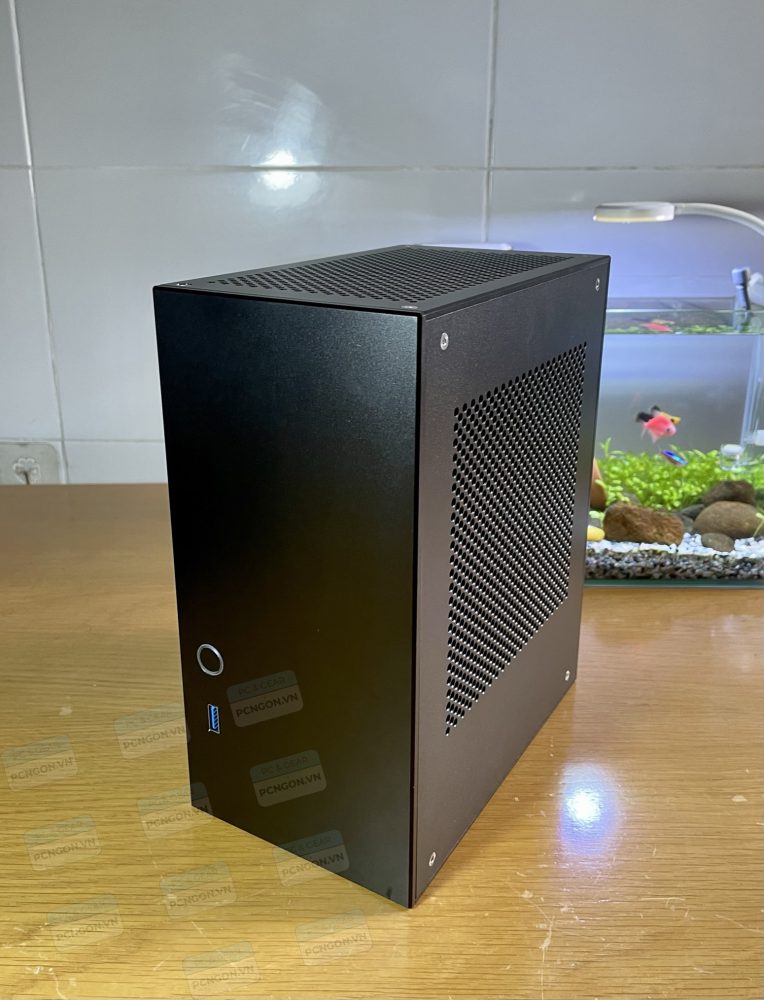 Vỏ Case Máy Tính Mini Itx Loli1s Nhỏ Gọn - đen 10