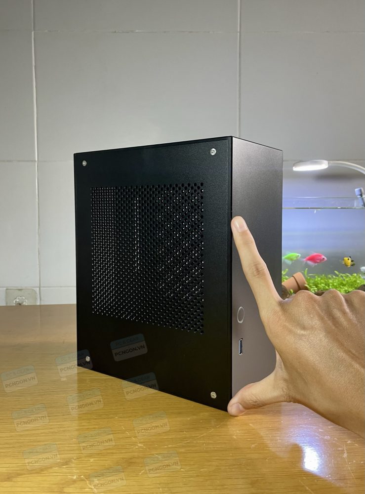 Vỏ Case Máy Tính Mini Itx Loli1s Nhỏ Gọn - đen 16