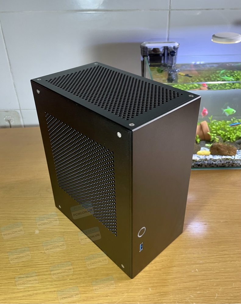 Vỏ Case Máy Tính Mini Itx Loli1s Nhỏ Gọn - đen 5