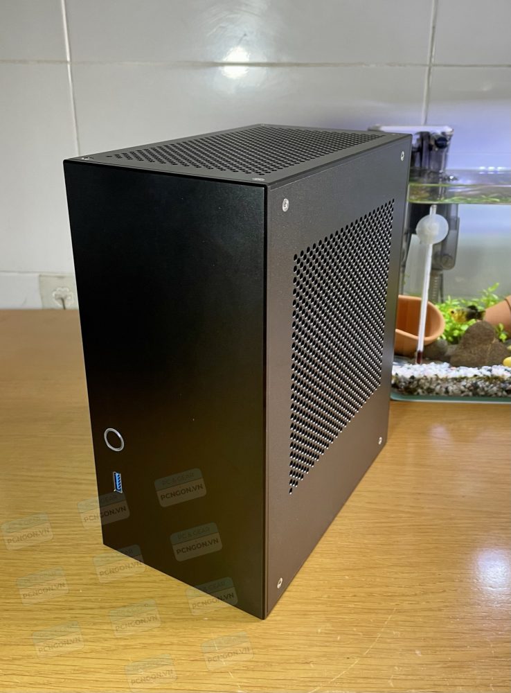 Vỏ Case Máy Tính Mini Itx Loli1s Nhỏ Gọn - đen 6