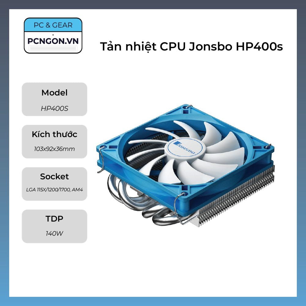 Tản Nhiệt Cpu Jonsbo Hp400s 36mm