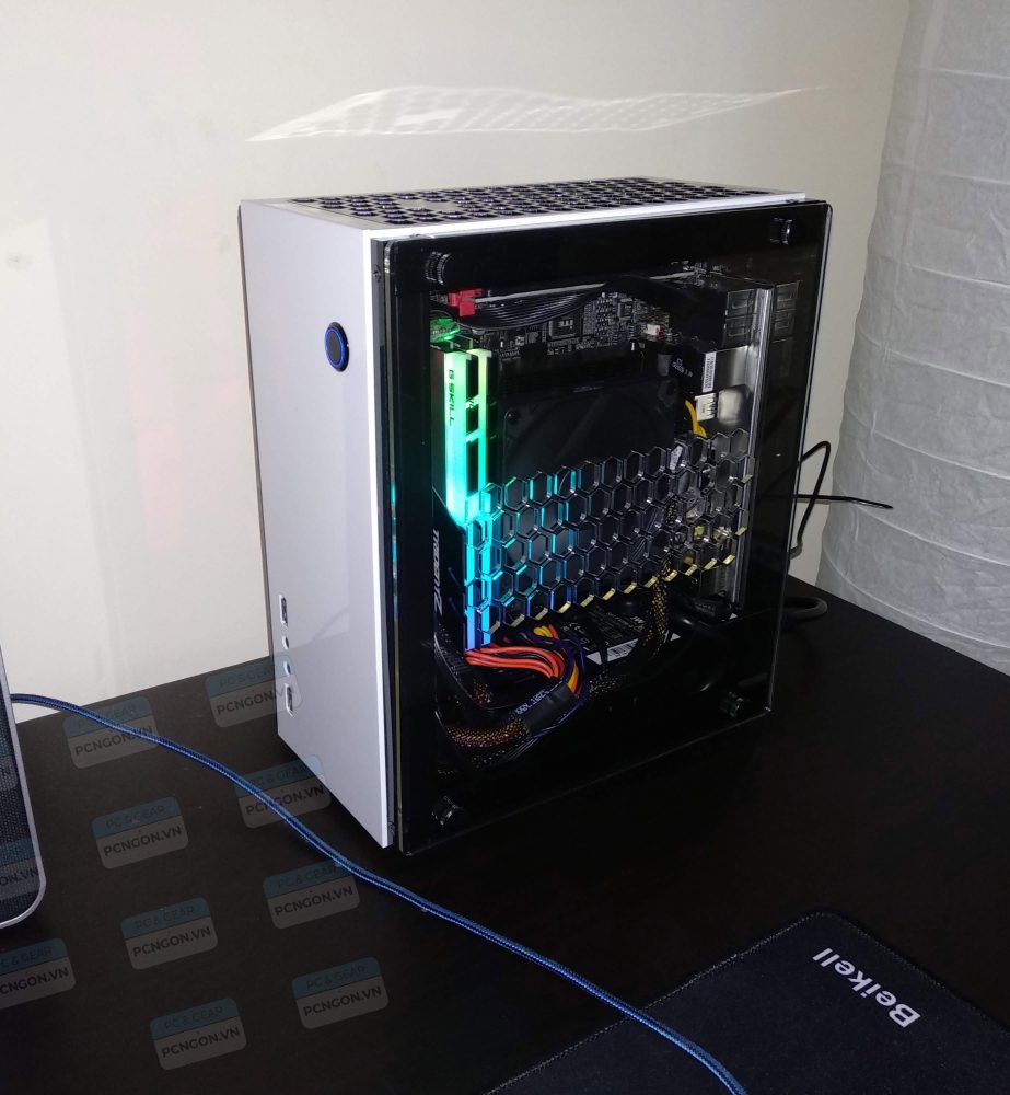 Vỏ Case Máy Tính Mini Itx Geeek A31s - Trắng 10