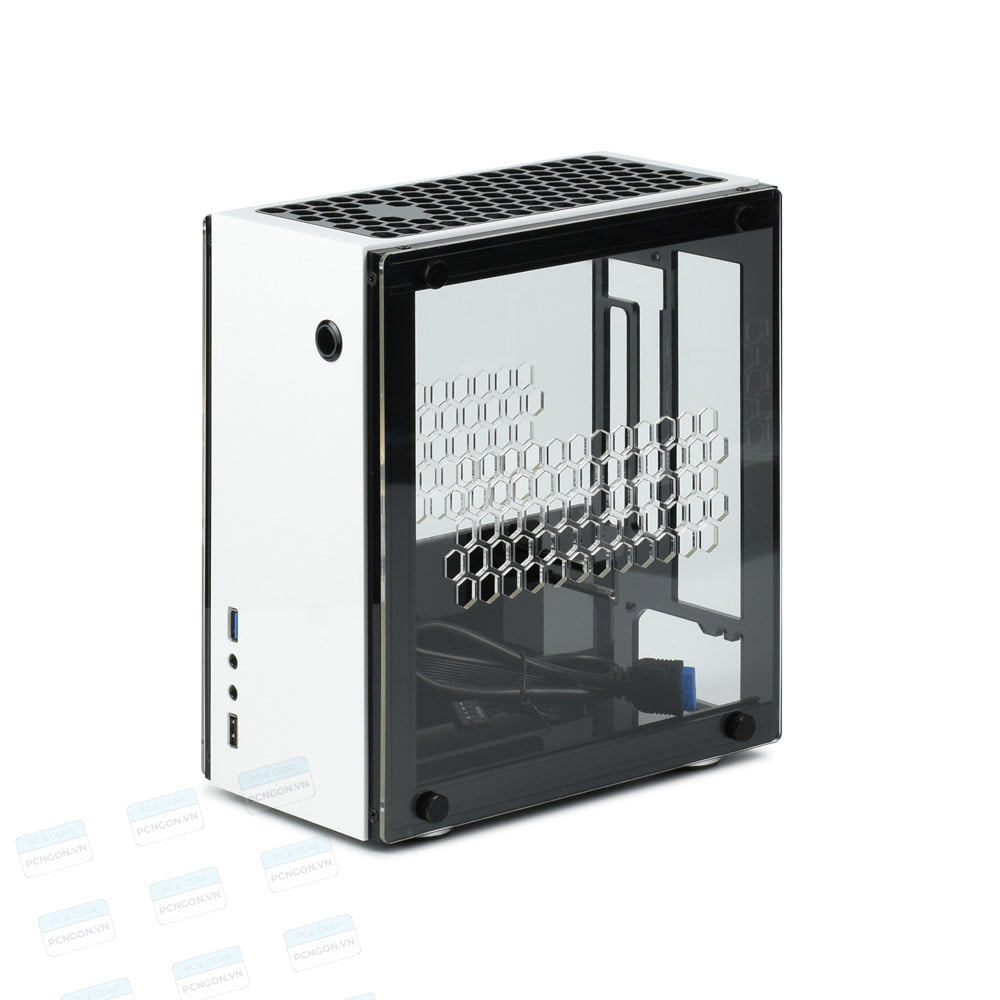 Vỏ Case Máy Tính Mini Itx Geeek A31s - Trắng 8