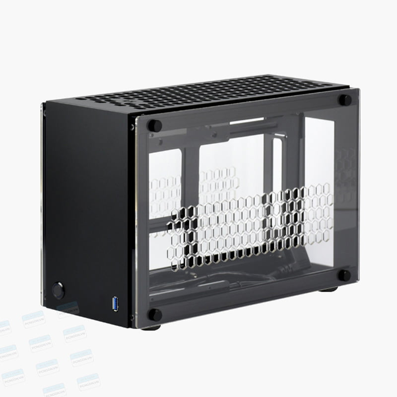 Vỏ Case Máy Tính Mini Itx Geeek A50s - Đen 3
