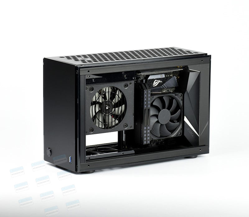 Vỏ Case Máy Tính Mini Itx Geeek A50s - Đen 5