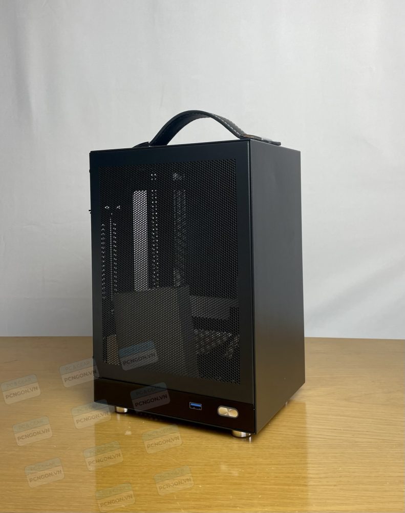 Vỏ Case Máy Tính Mini Itx Shiny Snake S200 - Đen 1