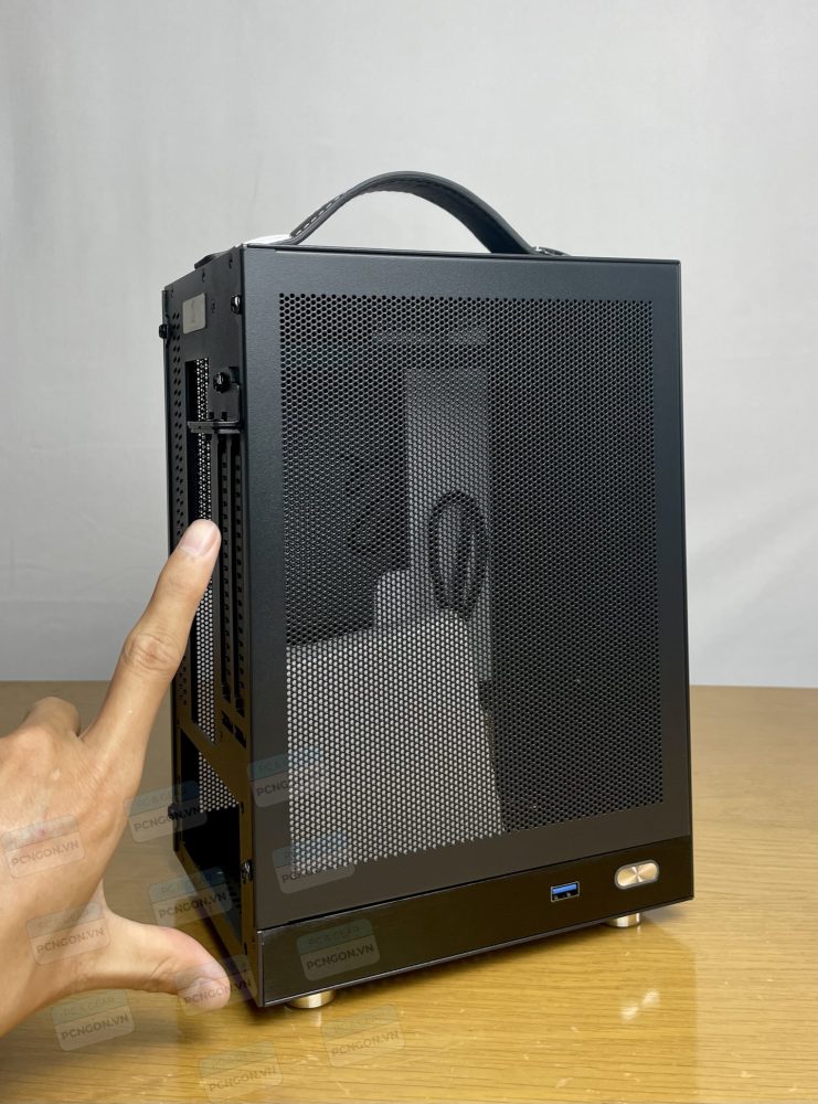 Vỏ Case Máy Tính Mini Itx Shiny Snake S200 - Đen 12