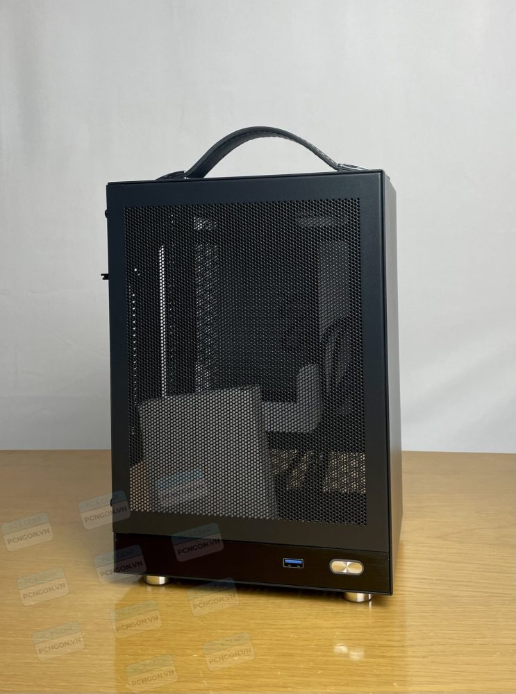 Vỏ Case Máy Tính Mini Itx Shiny Snake S200 - Đen 13