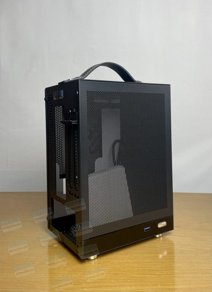 Vỏ Case Máy Tính Mini Itx Shiny Snake S200 - Đen 2