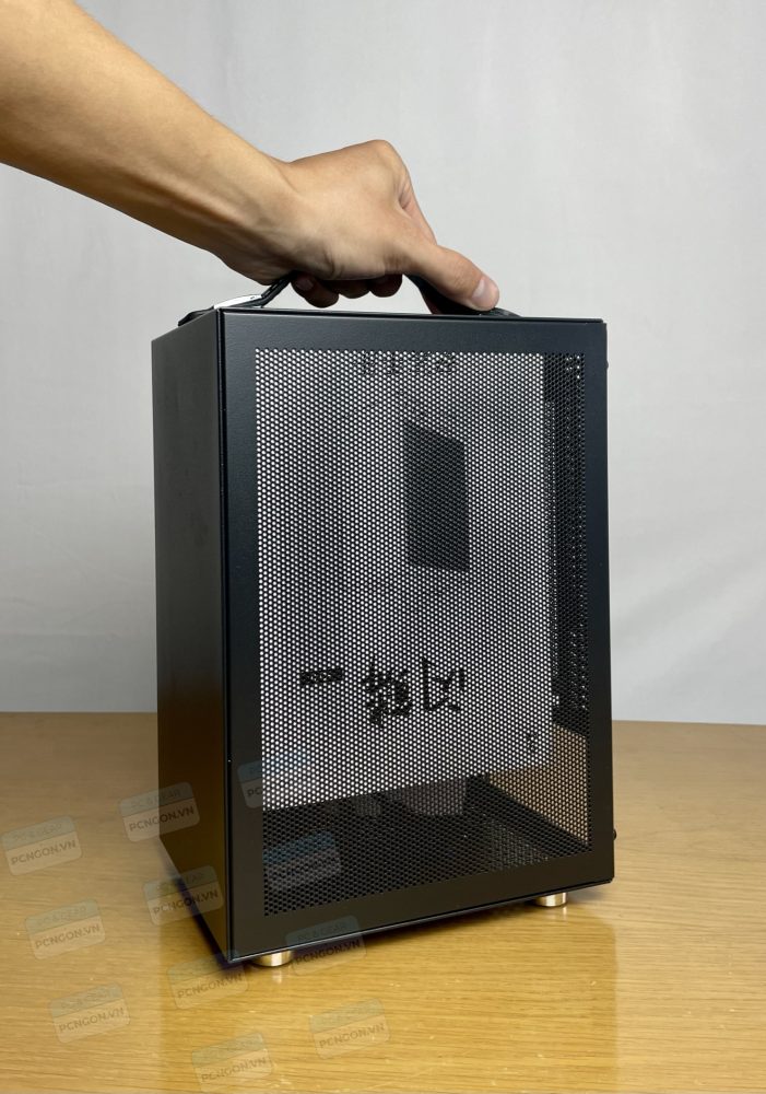 Vỏ Case Máy Tính Mini Itx Shiny Snake S200 - Đen 4
