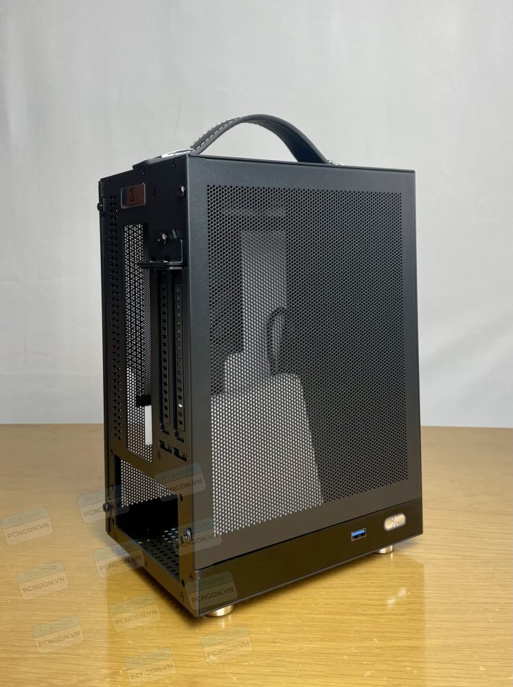 Vỏ Case Máy Tính Mini Itx Shiny Snake S200 - Đen 6