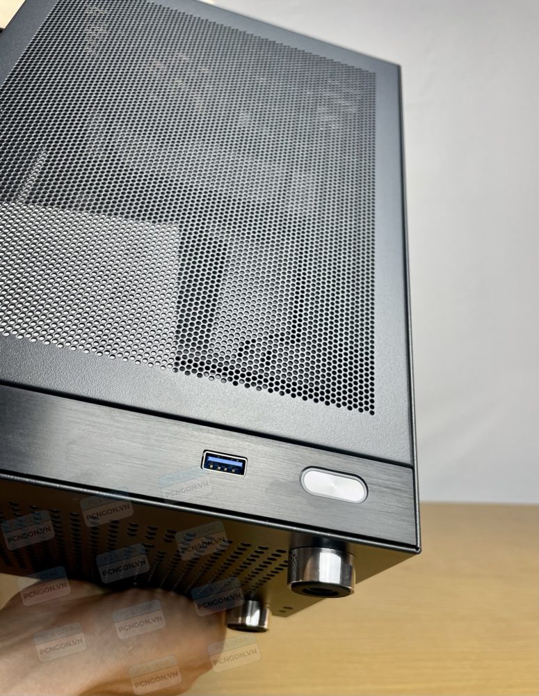 Vỏ Case Máy Tính Mini Itx Shiny Snake S200 - Đen 7