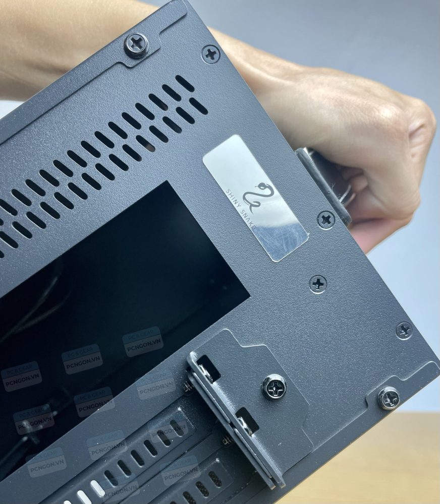 Vỏ Case Máy Tính Mini Itx Shiny Snake S200 - Đen 9