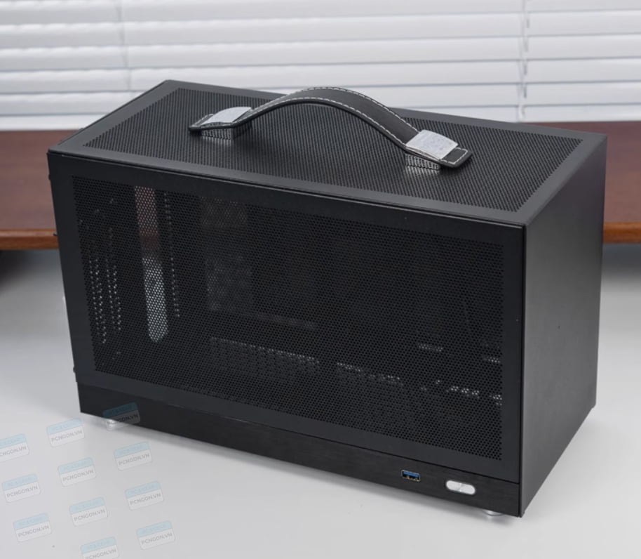 Vỏ Case Máy Tính Mini Itx Shiny Snake S400 - Đen 14